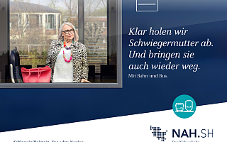 Plakat "Klar holen wir Schwiegermutter ab." Plakat "Klar holen wir Schwiegermutter ab."